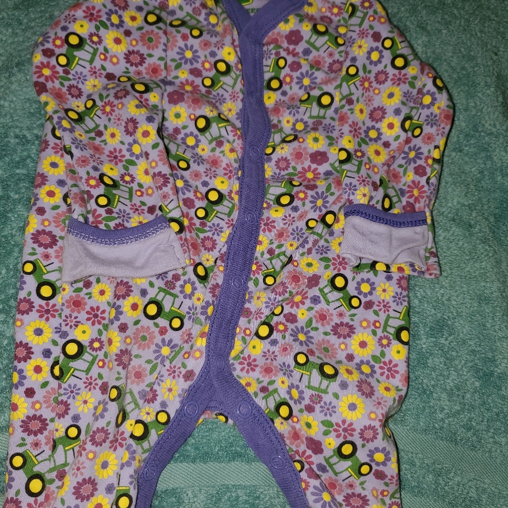 John Deere Baby Girl Sleeper